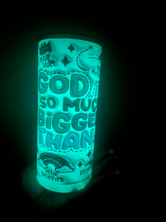 Custom Glow Tumbler