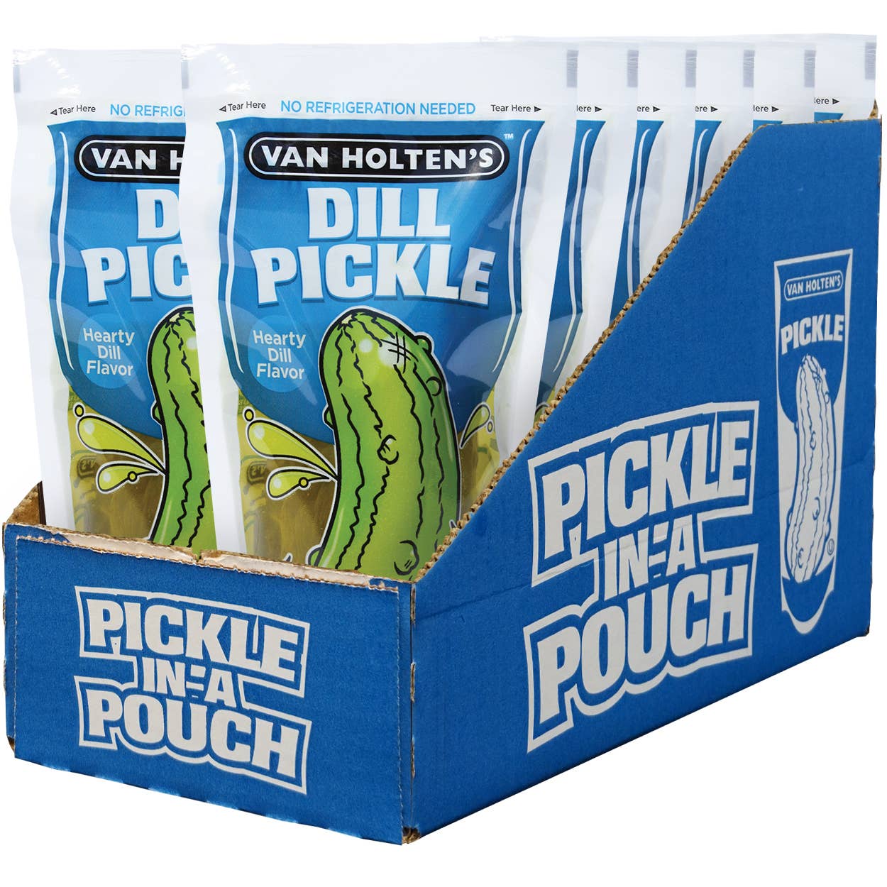 Van Holten's Large Dill Pickle Pouch, 12ct