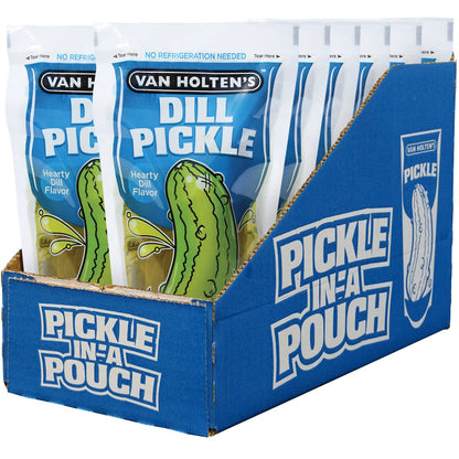 Van Holten's Large Dill Pickle Pouch, 12ct