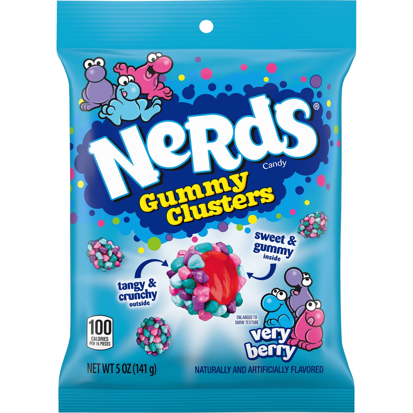 Nerds Gummy Clusters Very Berry 5oz Bag